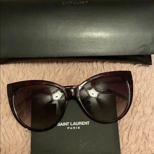 SAINT LAURENT CATEYE SUNGLASSES NEW
